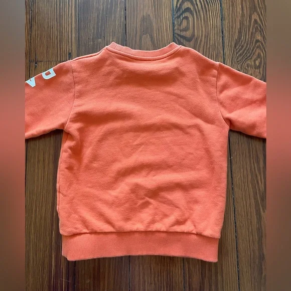 Balmain Kids Orange Sweatshirt, size 6 - Picture 3 of 9